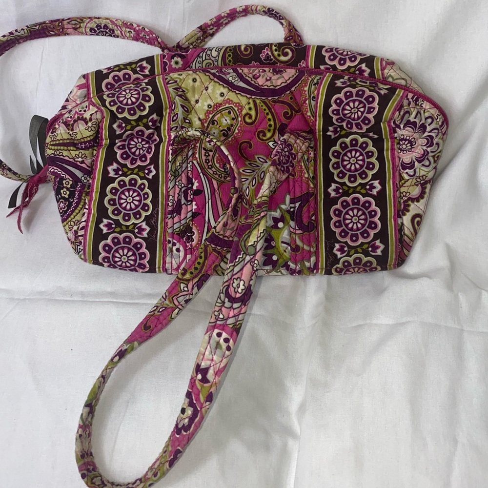 Vera Bradley Very Berry Paisley mini duffel hand/shoulder bag